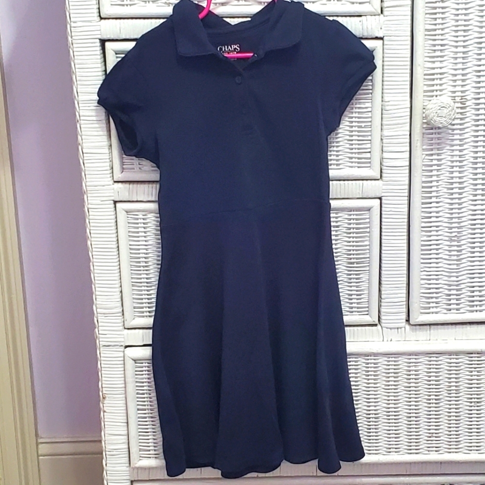 Chaps Navy Uniform Dress Size 7